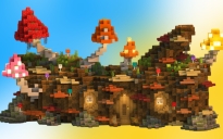 Natural Log House – Minecraft Nature Build