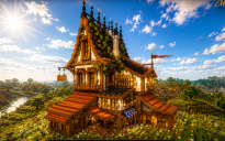 🏰 Embercrest Medieval House | Gothic Fantasy Merchant Residence & Medieval Home