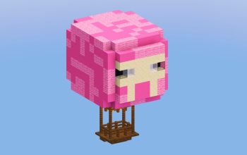 Pink Sheep Hot Air Balloon