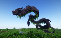Minecraft Dragon Eel Statue Free 🐉 Schem