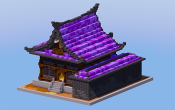 Dark Amethyst Japanese Temple House