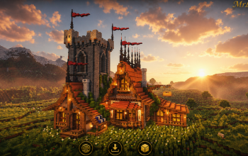 🏰 Crimsonwatch Medieval House | Gothic Castle Tower & Fantasy Residence