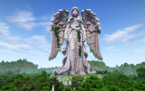Minecraft Ancient Angel Statue V38 Free Schem