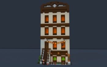 Brownstone Halloween House