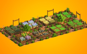 Large Garden with Orchard