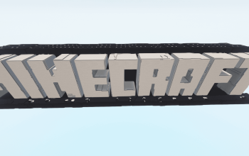 BIG Logo Minecraft 3D