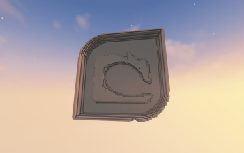Mojang Stone Minecraft 3D