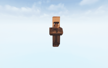 Small Villager Minecraft 3D