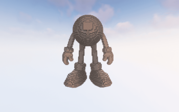 smiley stone Minecraft 3D