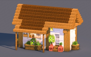 Small Rustic Store & Cabin – Fully Decorated Interior