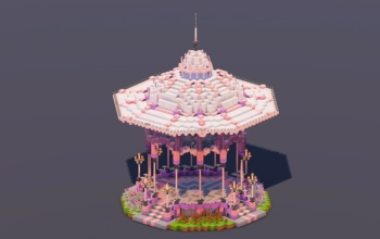 White Gothic Bandstand