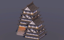 Huge Japanese Castle