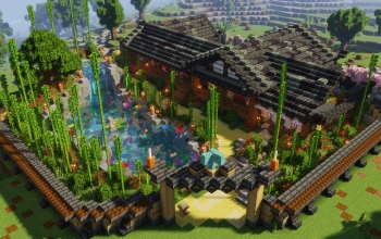 Japanese Bathhouse (Onsen)