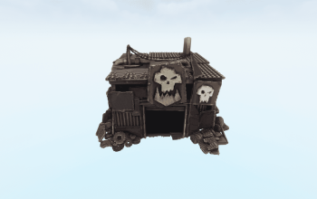 Bunker Metal Statue ( Download available )