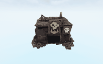 Bunker Metal Statue ( Download available )