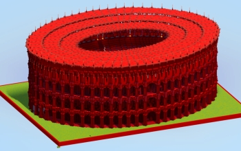 Dark Red Colosseum