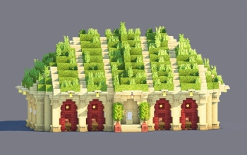 Natural Organic Trading Hall – Fully Decorated Interior