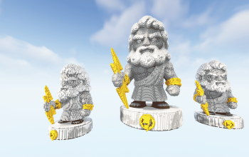 Minecraft Zeus Statue! ( Download available )