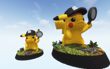 Pikachu detective Minecraft ( Download available )