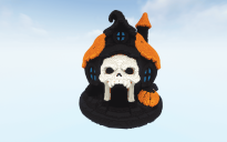 Minecraft House Skull ( Download available )