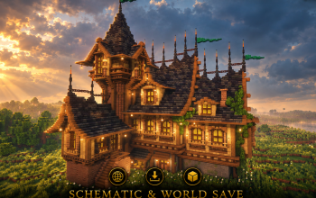 🏰 Ravencrest Grand Manor | Gothic Medieval Estate & Noble Fortress