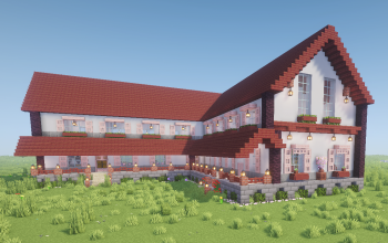 Classic L-Shaped Country Manor