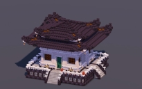Small Japanese Pagoda Black