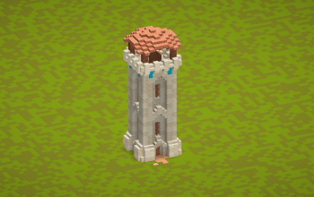 Sandstone Simple Tower