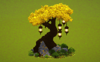 Golden Lantern Tree