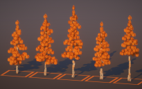 Custom Poplar Orange Trees