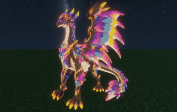 Luxarion, The Iridescent Crown Dragon