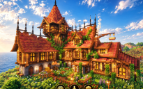 🏡 Redhaven Medieval Estate | Grand Timber Manor & Enchanted Courtyard Garden