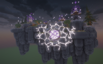Massive Floating Island with Energy Core