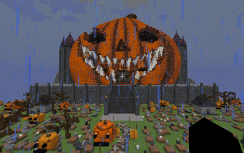 Halloween Pumpkin Castle