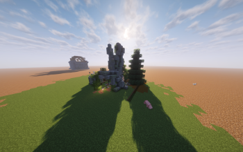 Abandoned medieval watch-tower by Passa