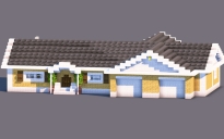 Modern Suburban Ranch House