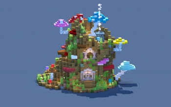 Tree Stump House – Minecraft Build