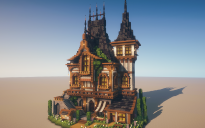 🏰 Ravencrest Gothic Manor | Dark Spires & Elegant Medieval Fantasy House