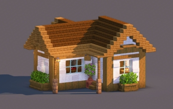 Cozy Rustic Wooden Cottage