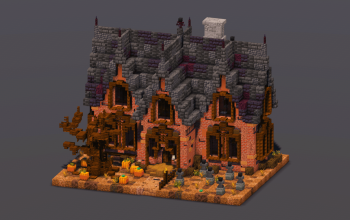 Small Halloween House