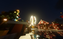 Christmas themed amusement park🎄