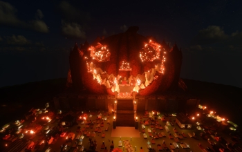 JACK O LANTERN CASTLE(HUGE!)