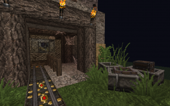 Decorated Mine Shaft