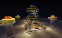 Night Lit Sphinx