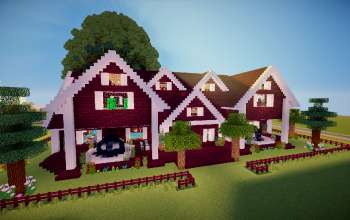 House fully decorated