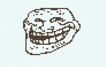 Trollface Pixel Art for Map Painting