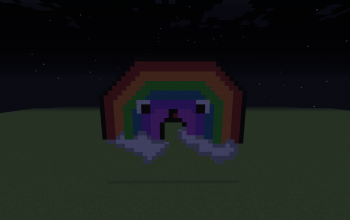Rainbow Pixel Art