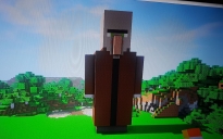 Statue of villager