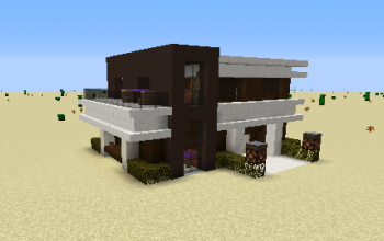 M modern house
