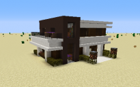 M modern house